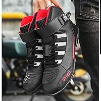 Amazon.co.jp: 超細繊維レザーバイクライドブーツ、オートバイ