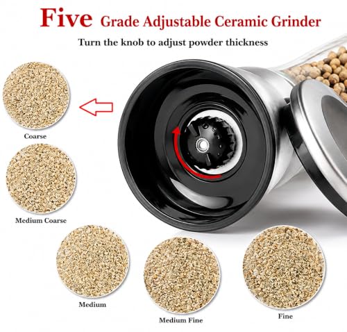Image of Moldiy Manual Coffee Grinder | Conical Burr Mill for Precision Brewing | Brushed Stainless Steel (Big)