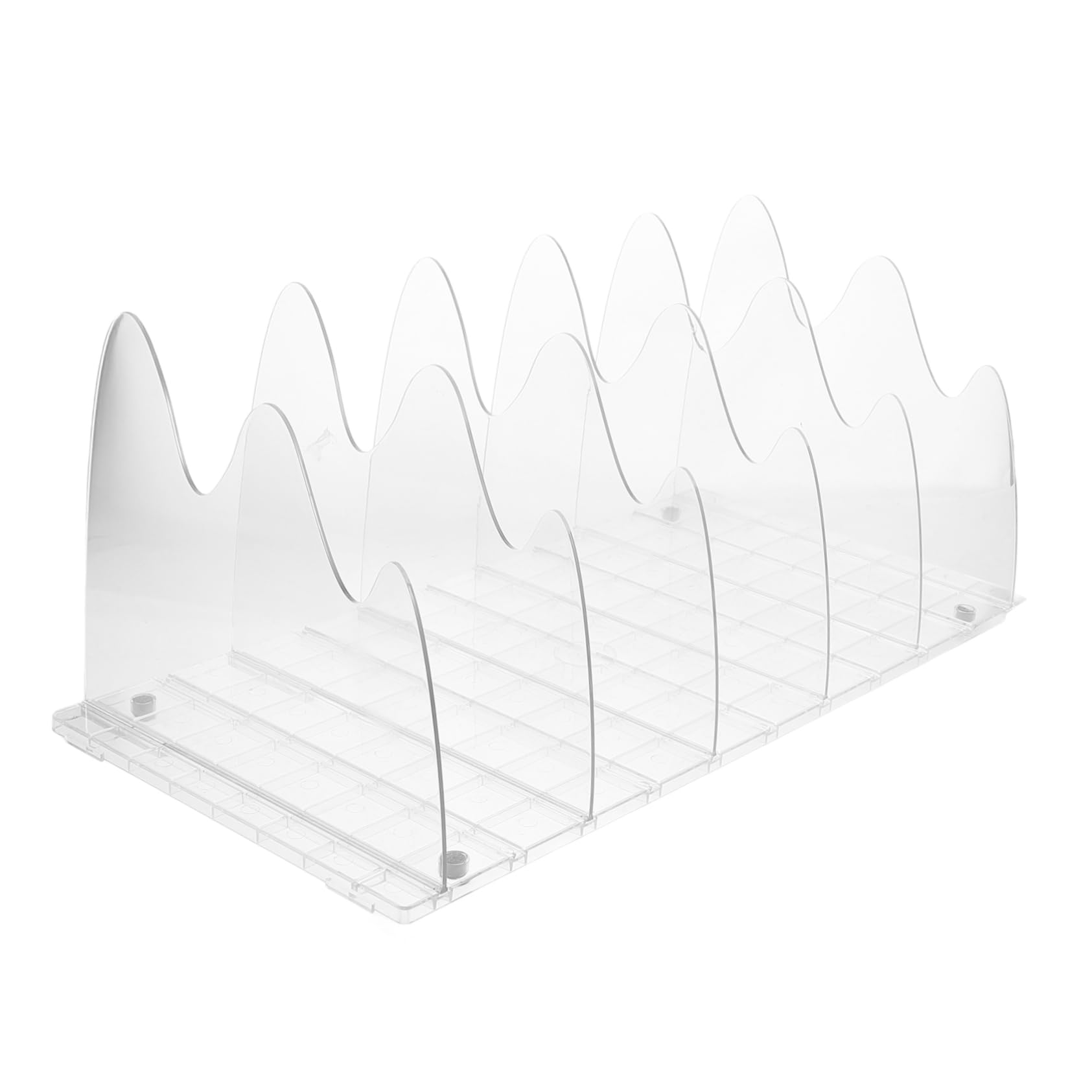 BUGUUYO Acrylic Shelf Dividers for Closet Organization Storage for Shelves Elegant Japanese Minimalist Design for Bedroom Kitchen and Office Use