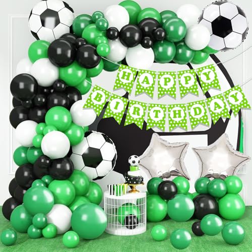 Image of Rozi Decoration Football Theme Birthday Decoration for Boys Set of 68 Pcs Sports Theme Birthday Decoration | Happy Birthday Decoration Items Kit | Game Birthday Decoration Items for Kids