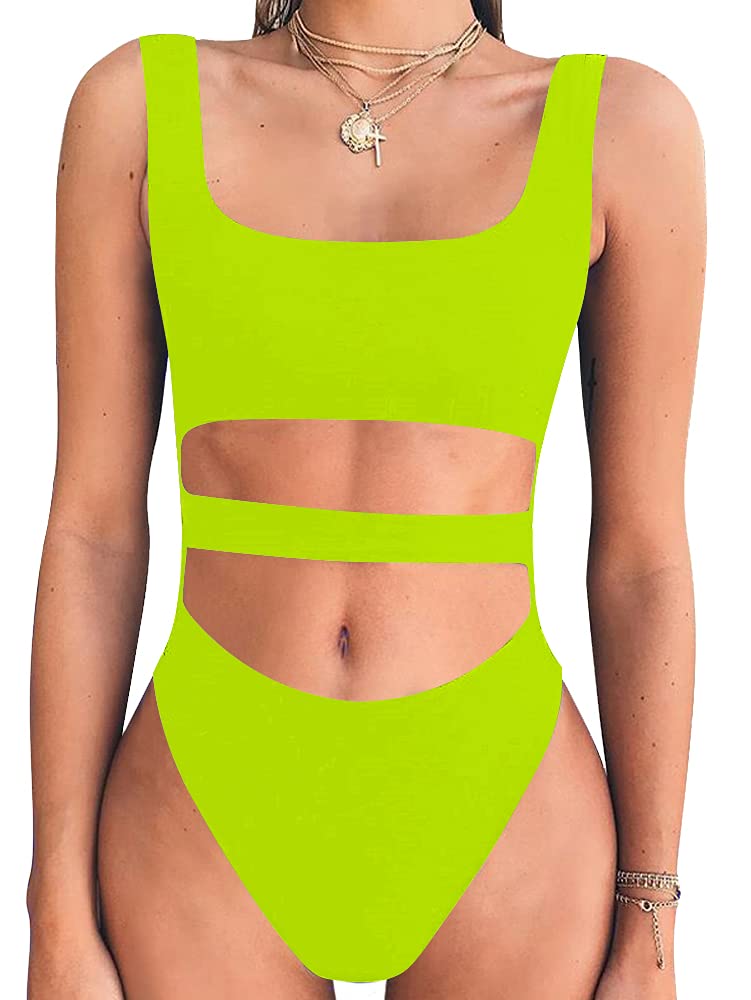 beagimeg Women's Tank Top Cut Out Sleeveless Bodice Bodysuit Party Clubwear-picture-13