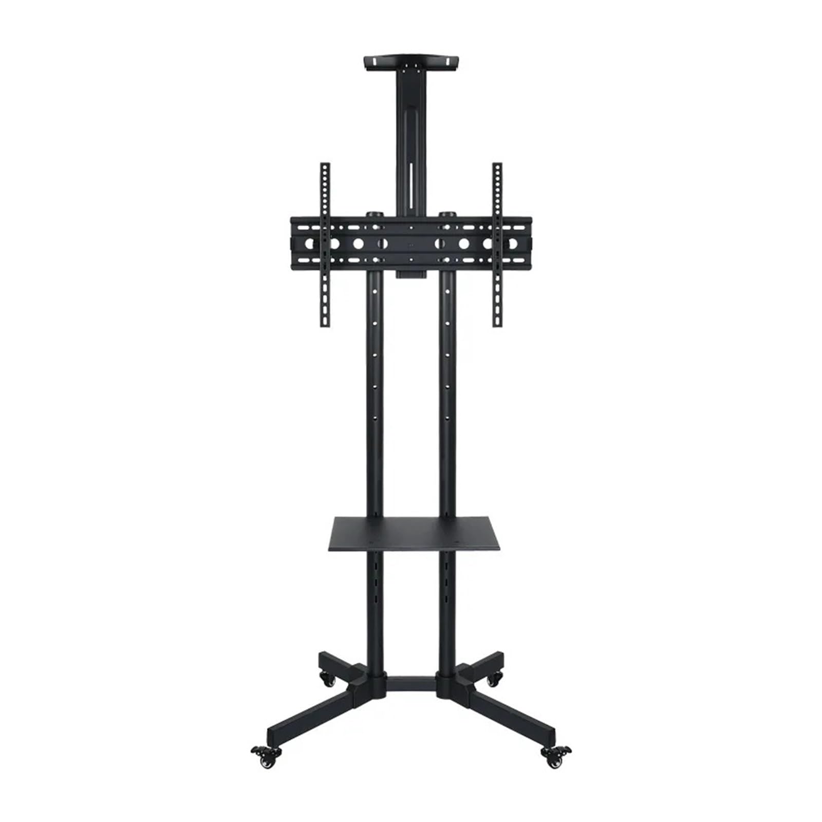 Support TV mobile pivotant pour écran vertical et horizontal en direct