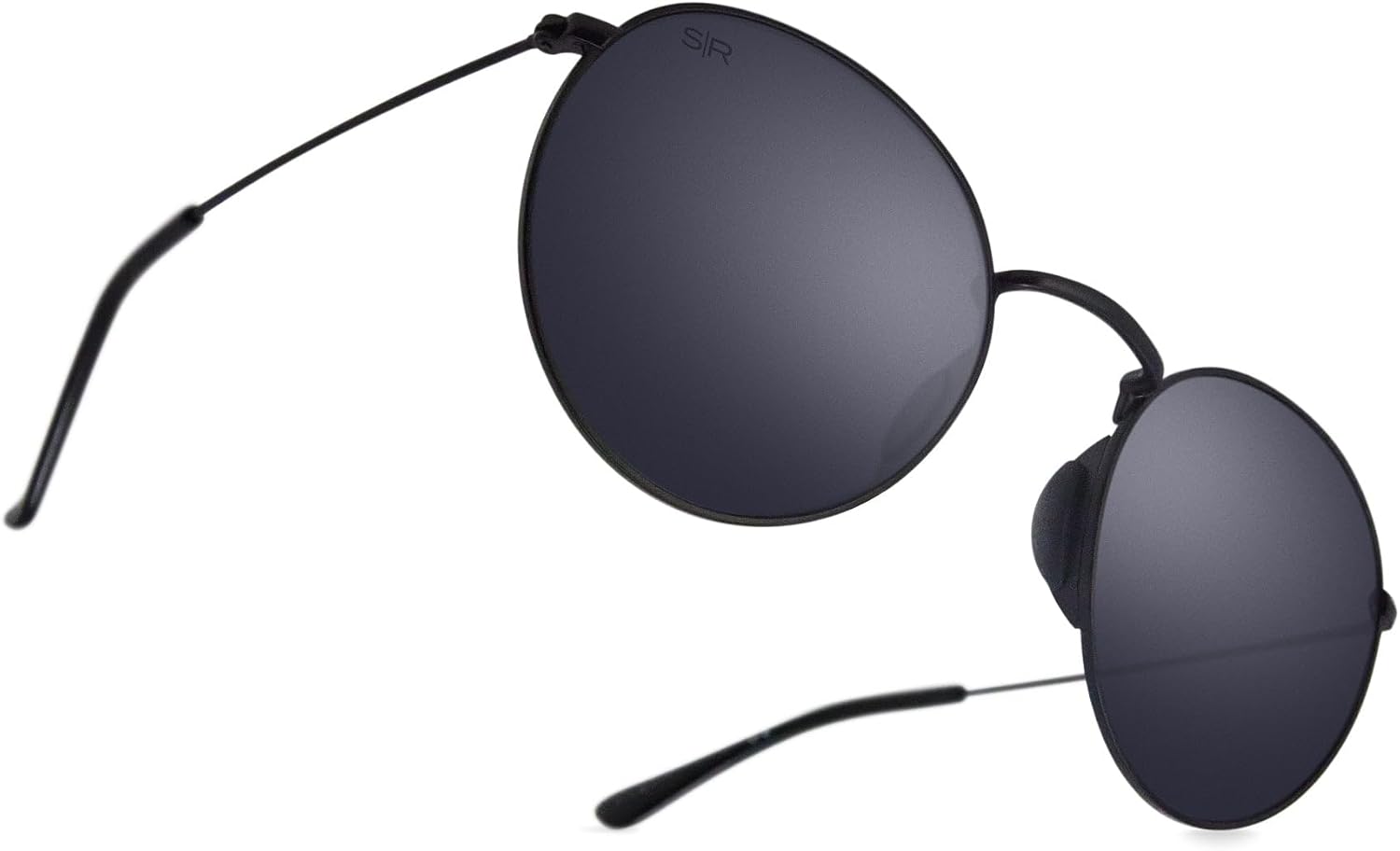 Shady Rays Tangle Free Aston | Round Metal Polarized Sunglasses