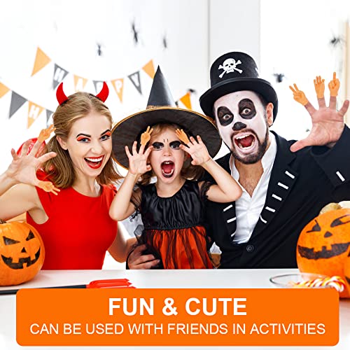 Aolso Kleine Hände Fingerpuppe Set, 12 Stück Mini Hände Gummi Lustige Minihände, Fingerhände für Geburtstagsfeiern Zaubertricks Haustiere Spiele Party