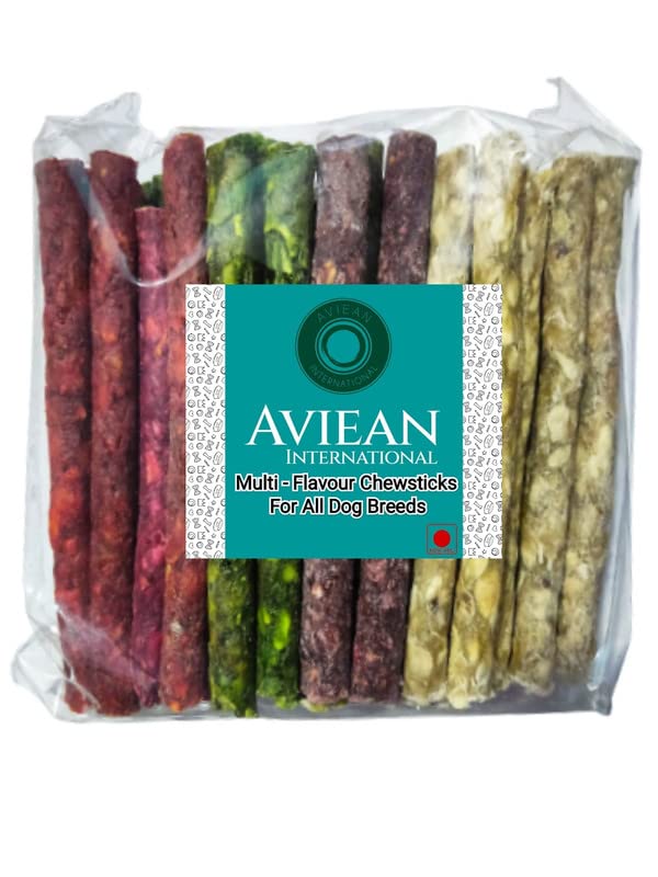 Aviean International Combo Dog Munchy Chew Sticks Mix Flavours 4 x 500 gm (Chicken, Mint, Mutton, Natural), Dog Treats, 2 Kg Pack (B09TB9QVV3) Amazon Price History, Amazon Price Tracker