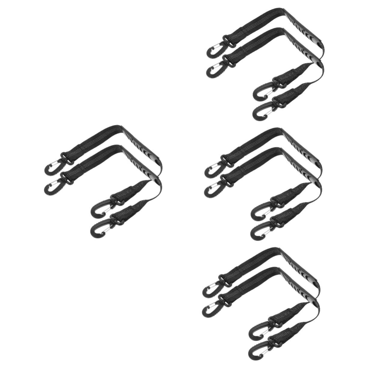 balacoo 4sets Roller Skating Boots Straps Ski Carrying Straps Carrying for Outdoor 2pcs*4