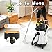 DHMYYXGS Industrial Carpet Cleaner,3-in-1 Multi-Purpose,40L Heavy Duty,Vacuum Washing Suction,Stainless Steel,for Commercial Home Carpet Upholstery Car Cleaning 30L