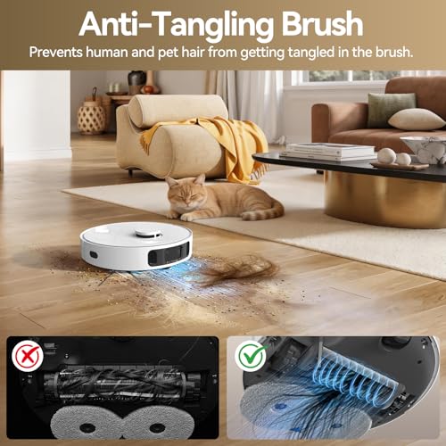 Robot Vacuum with Self-Emptying Station
