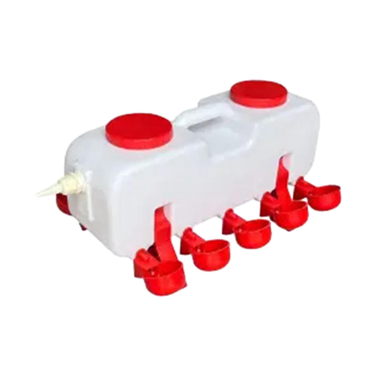 Pratiche tazze per l'acqua per polli che offrono, automatico, S | idratazione per pollame, quaglie e oche. Tazza per l'acqua per polli, mangiatoia per l'acqua, abbeveratoio.