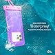 Case-Mate IP68 wasserdichte Handytasche - Reise Strand Kreuzfahrtschiff Essentials - schwimmende wasserdichte Handytasche mit Crossbody Lanyard für iPhone 16 Pro Max/iPhone 15 Pro/14 - Lila Paradies
