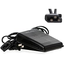 Bequilter Variable Speed Foot Control Pedal and Power Cord Compaible with Husqvarna Viking Huskylock 901 905 910,for Singer 3503, 3507 Euro PRO 373#411646W