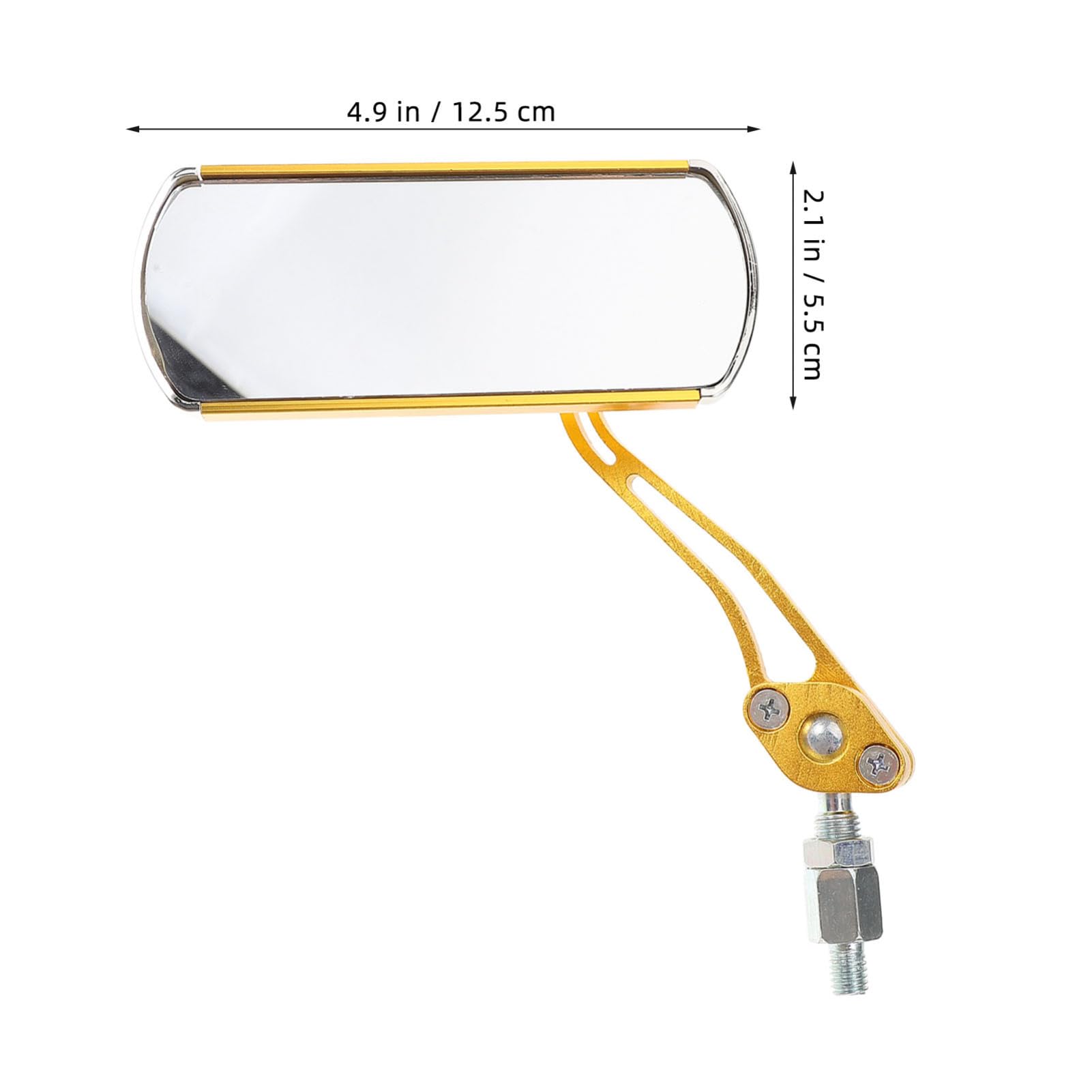 2pezzi Specchietto Retrovisore Regolabile Per Bicicletta Per Scooter Facile Installazione Angolo Di Visione Ottimale Accessorio Per Ciclisti e Appassionati Di Veicoli Elettrici