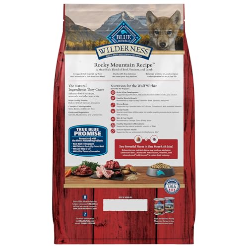 Blue Buffalo Wilderness Rocky Mountain Recipe Puppy Dry Dog Food, 4.5 lb - image 2