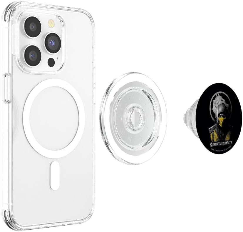 Mortal Kombat X Scorpion Bust PopSockets MagSafe PopGrip for iPhone