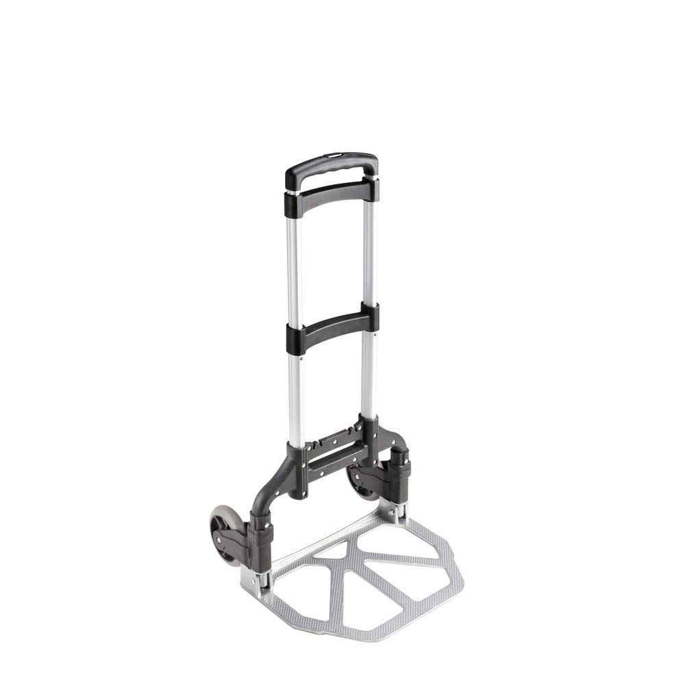 Adam Hall Accessories Porter - Zusammenklappbare Sackkarre mit verriegelbarem Ausziehgriff, AHPORTER, Silber Schwarz, 1000 mm