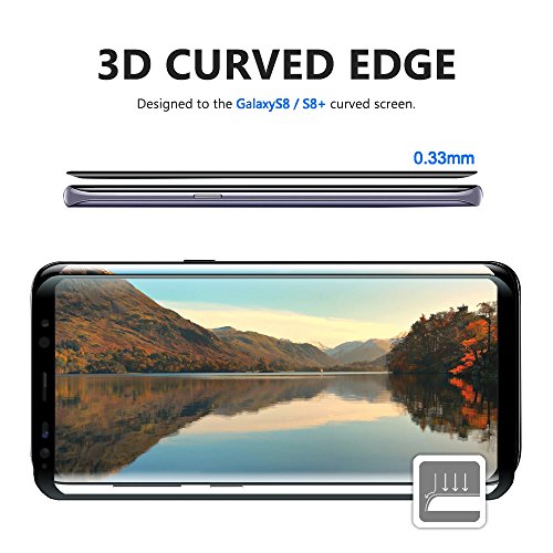 Vetro Temperato Galaxy S8, Aonsen [2 pack] 3D