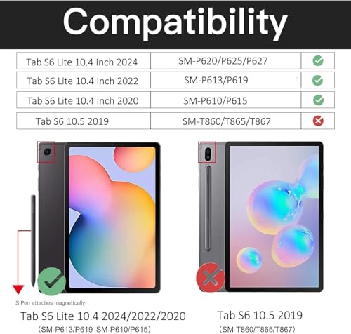 Coque Samsung Galaxy Tab S6 Lite 2020 SM-P615 rouge robuste - 2
