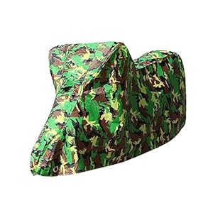 Ounona 1Pc Car Hood Camouflage Motorcycle Rain Cover Camouflage Motorbike Cover Waterproof Motorcycle Rain 5 51t4vl6r33l. sl500 . ss300