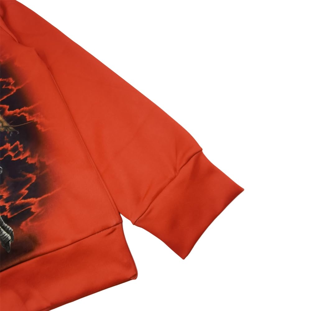 Camisetas de manga larga con estampado 3D de dinosaurios para niños y niñas de 4 a 14 años