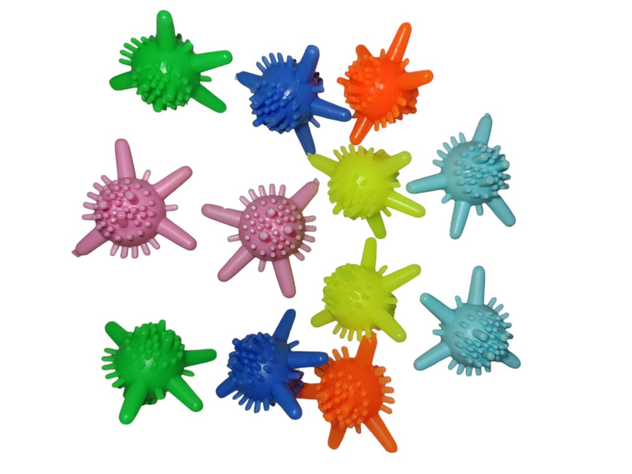 ROITIX PVC Laundry Balls,Reusable Tangle-Free Eco-Friendly Washing Scrubbing Balls,Solid Colorful Laundry Washing Balls Enhance Your Machine Cleaning Power New Corona Ball (12 Pcs, Floral),Multicolor-image-3