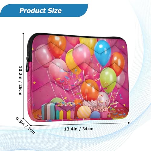 Funda para Laptop 13-14 Pulgadas Tela Impermeable Rosa miniatura 3