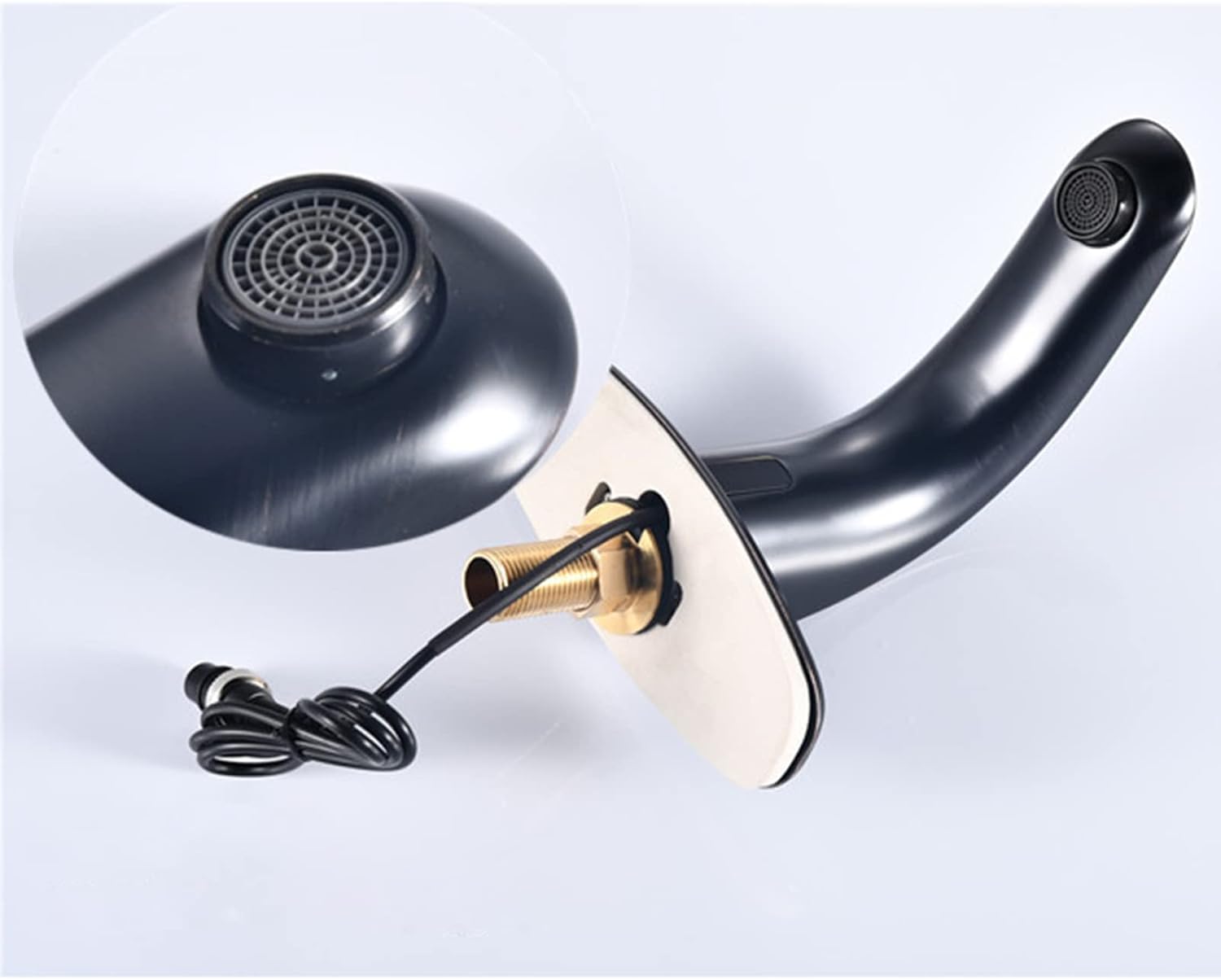 Faucets, Sensor Taps for Wash Basin Retro Automatic Sensor Mixer Tap Touchless Tap Bathroom Sink Tap Battery Powered,Cold Water Tap