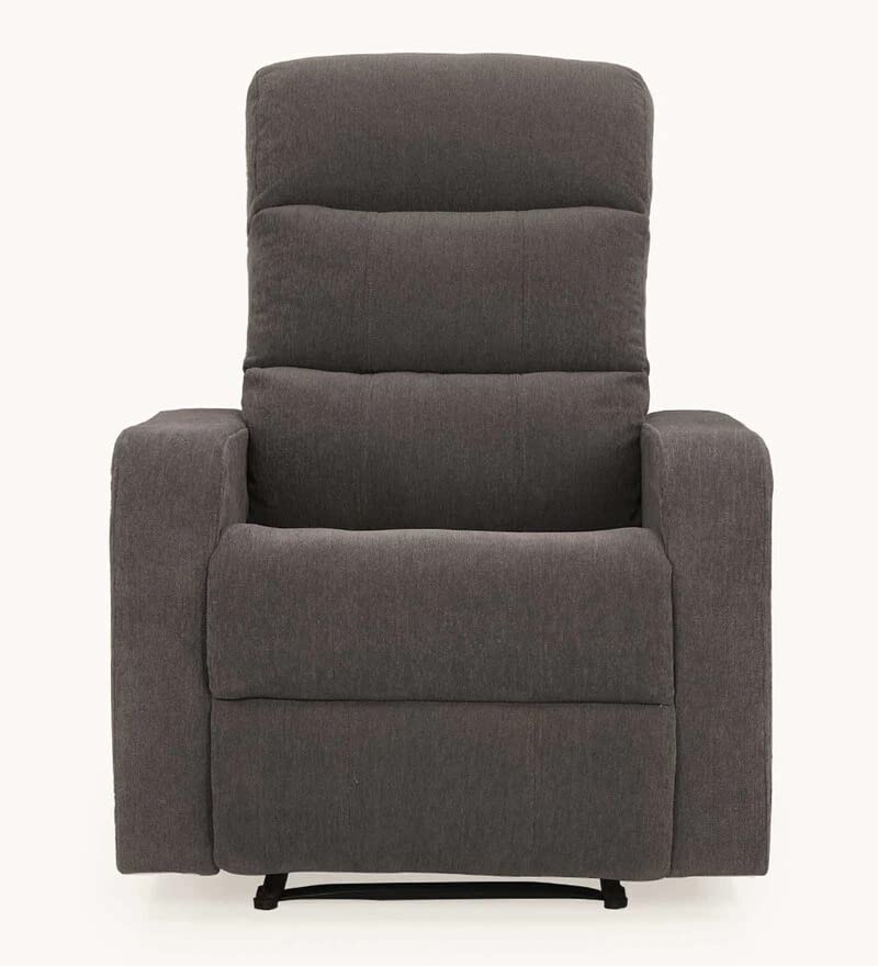 Image of Torque - Spino 1 Seater Fabric Manual Recliner | Recliner Sofa /Chair for Living Room, Bedroom, Office (Grey) | 1 Year Warranty