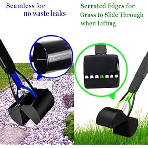 2 Peices Dog Poop Scooper Heavy Duty Cleanup for Pet Waste  Removal Tool for a Clean Yard Ideal for All Dog Sizes Effortless Cleanup Best Pet Waste Removal Blue+green  Cucciolini Doodles 2 peices dog poop scooper heavy duty cleanup for pet waste  removal tool for a clean yard ideal for all dog sizes effortless cleanup best pet waste removal  blue+green   cucciolini doodles