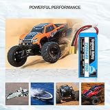 Yowoo 2 Pack 2S Lipo Battery 2200mAh 7.4V 130C Soft Case Graphene Battery with XT60 and Deans T Plug for RC Evader BX Car Truck Truggy RC Quadcopter Helicopter Airplane UAV Drone FPV RC Models - Image 6