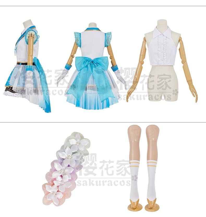 Amazon.co.jp: ラブライブ！sif 2 桜坂 しずく コスプレ衣装+靴下+髪