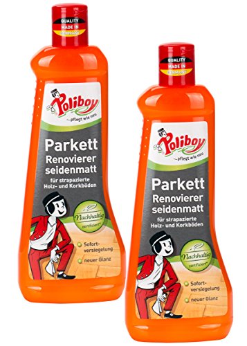 Poliboy Parkettrenovierer Seidenmatt 2 x 500 ml