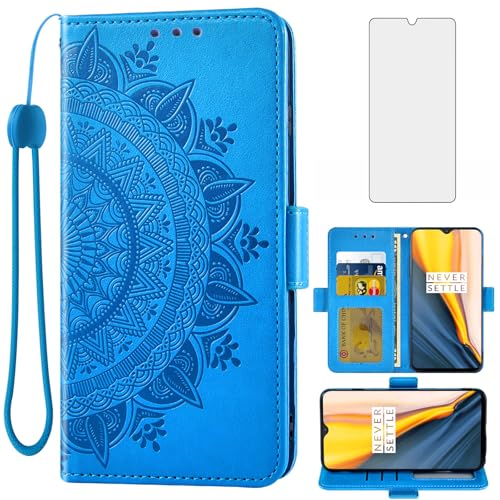 Étui portefeuille Tracfone BLU View 4 B135DL bleu avec porte-monnaie