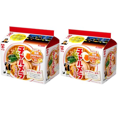 【2袋セット】チャルメラ しょうゆ味 5食パック（計10食セット）のサムネイル