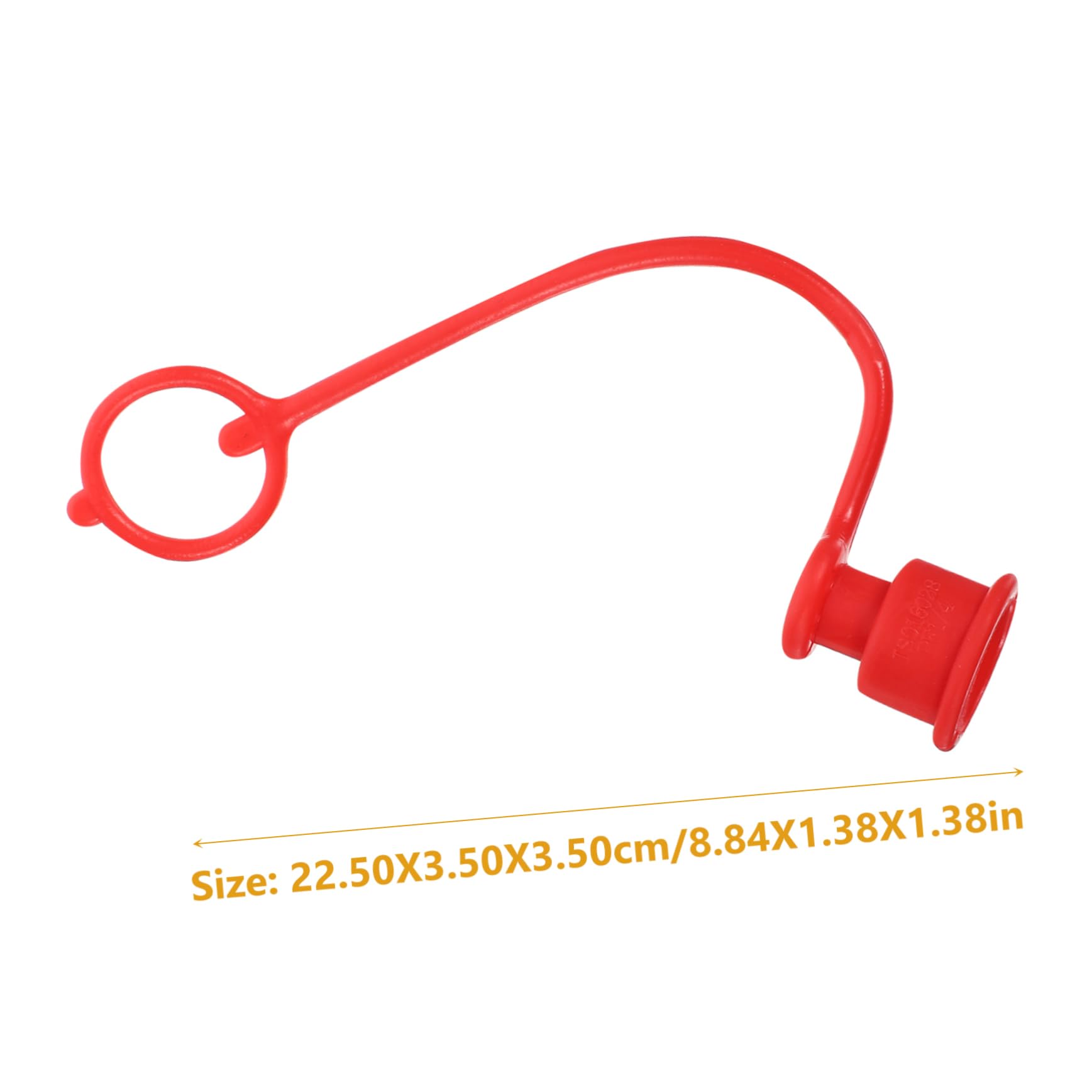 SOLUSTRE 16stücke Hydraulische Schnellkupplungsstaubkappen Hochtemperaturbeständig Rg-material Einsetzbar Schutz Für Hydraulische Verbindungen Für Außenbereich