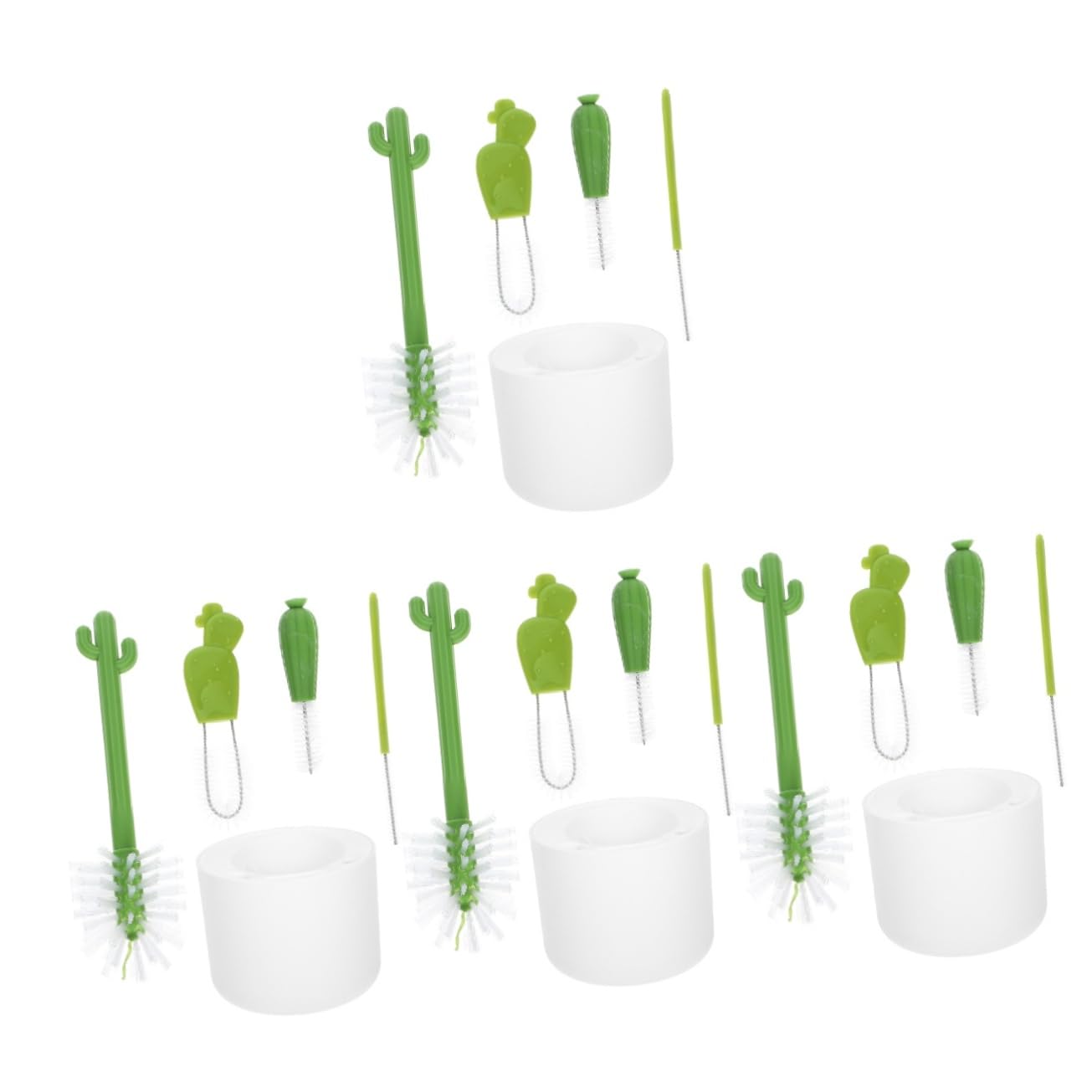 Brosse de nettoyage multifonctionnelle Healvian en lot de 4 pour gourdes