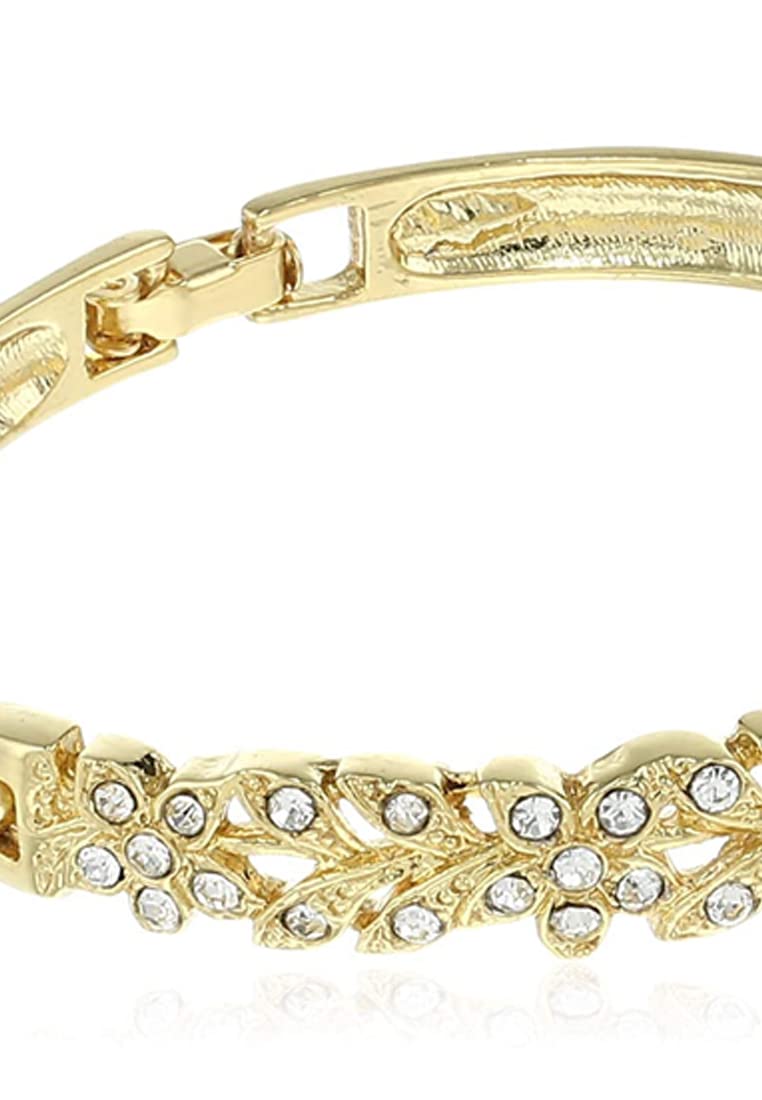 Crystal Studded Bangle Bracelet