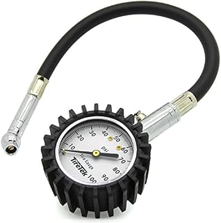 TireTek Flexi-Pro Tire Pressure Gauge, Heavy Duty - Best for Car & Motorcycle