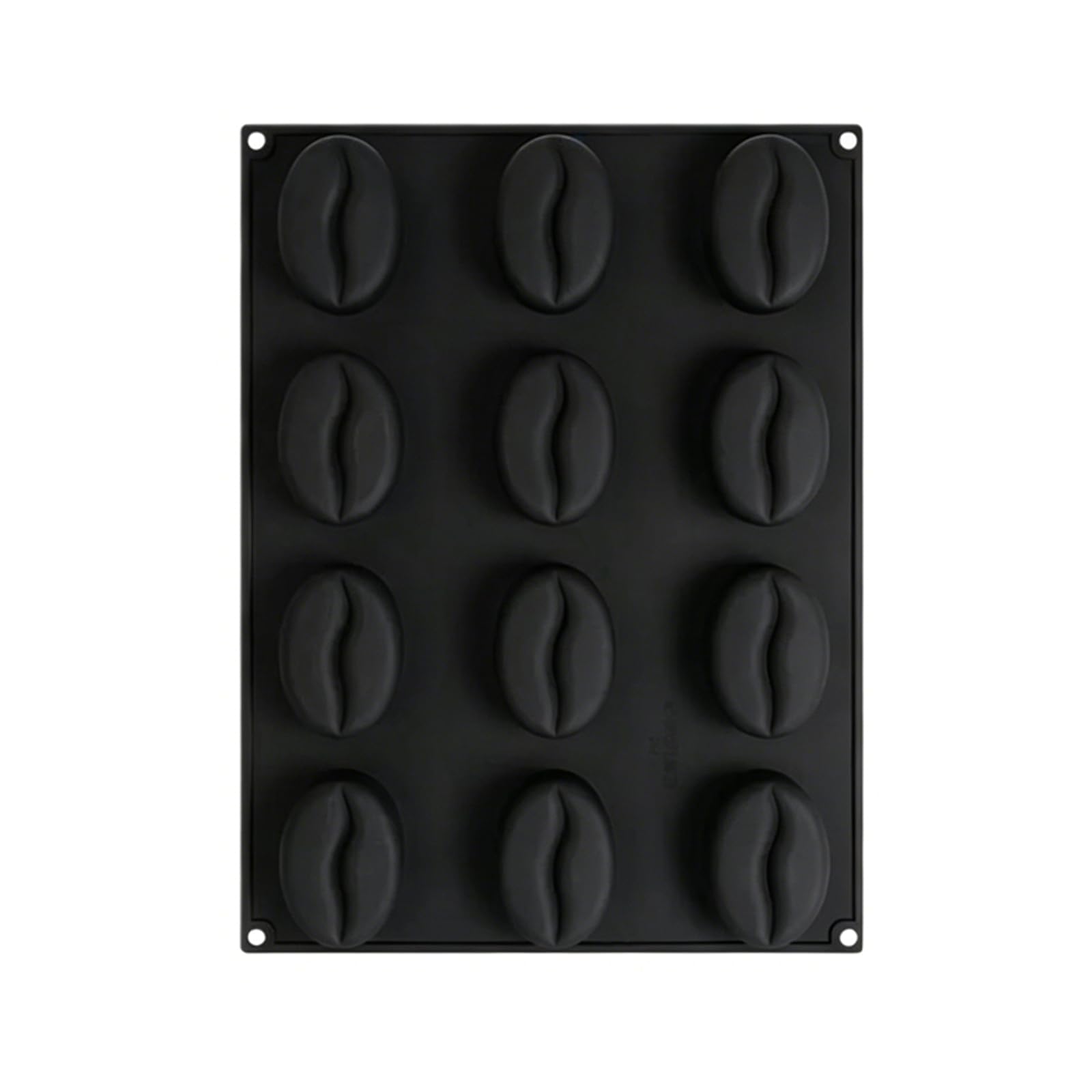 Tsophreniq Professional Cocoas Bean Silicone Form Baking Decoration Equipment for Confectionery Ice Cream and Candy Making Refrigerator Safe Baking Mold