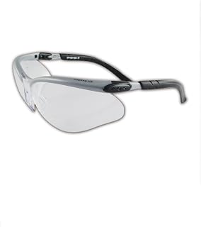 3M 10078371620483 BX Reader Series Safety Glasses with Silver/Black Frame, Silver/Black