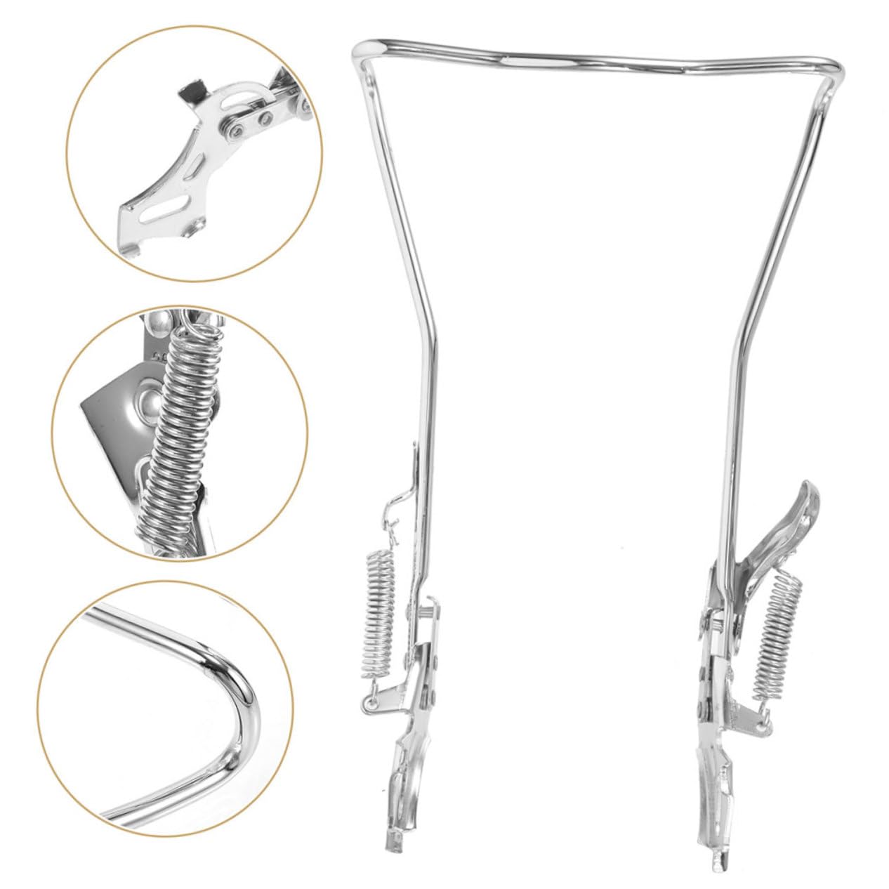 SHINEOFI Cavalletto per Bici da Adulto Resistente all Usura Piedini Antiscivolo per Basi Regolabili Adatte Mountain Bike e Biciclette di Diverse Dimensioni