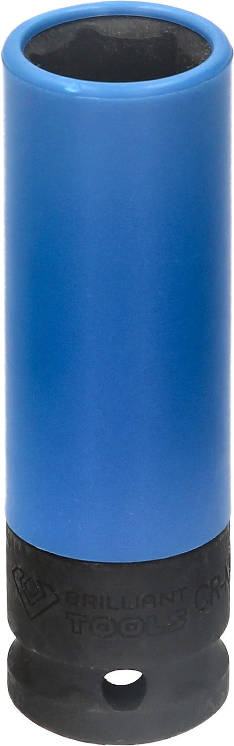 BRILLIANT TOOLS BT691006 1/2" Alu-Felgen-Kraft-Stecknuss, 17 mm [Powered by KS TOOLS]