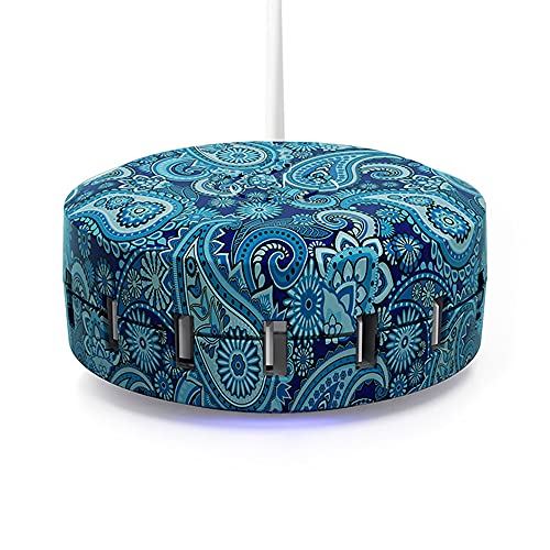 ChargeHub X7 Signature, 7-Port USB Charger Desktop Charging Station - SmartSpeed Technology for iPhone X/8/7/6 Plus, iPad, Galaxy S9/S8/S7, Nexus, LG & Other Devices (Blue Paisley) ChargeHub X7 Signature, 7-Port USB Charger Desktop Charging Station - SmartSpeed Technology for iPhone X/8/7/6 Plus, iPad, Galaxy S9/S8/S7, Nexus, LG & Other Devices (Blue Paisley)