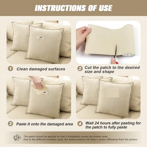 OAZ Flicken Selbstklebend Stoff, 10 x 200 cm Leinwand Selbstklebender Stoff, Grau, Wasserdichtes Leinwand Flicken Selbstklebend für Sofa Zelt Möbel Autositz Liege
