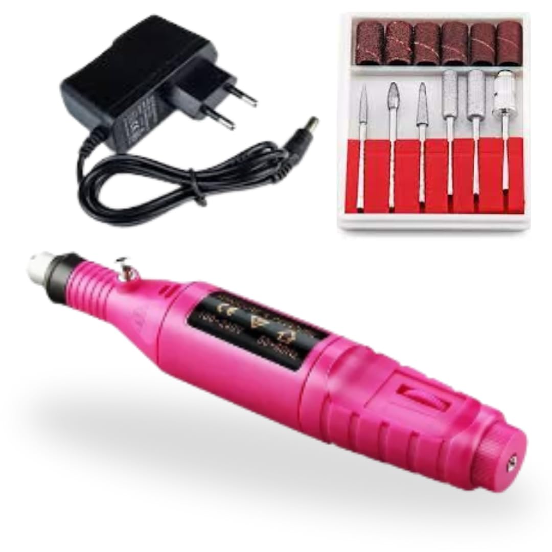 Lixadeira De Unha Elétrica Portátil Profissional Motor Bivolt