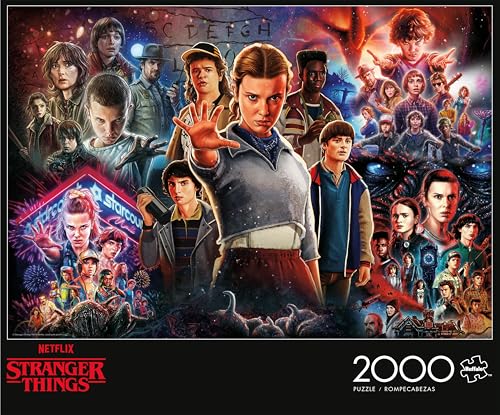 Image of Buffalo Games - 2000 Piece Puzzle - Stranger Things Season Collage