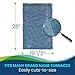 CoreCarbon Natural Fiber Hog Hair Furnace Door Filter for Mobile, Manufactured and Modular Homes (19-1/2 x 28)