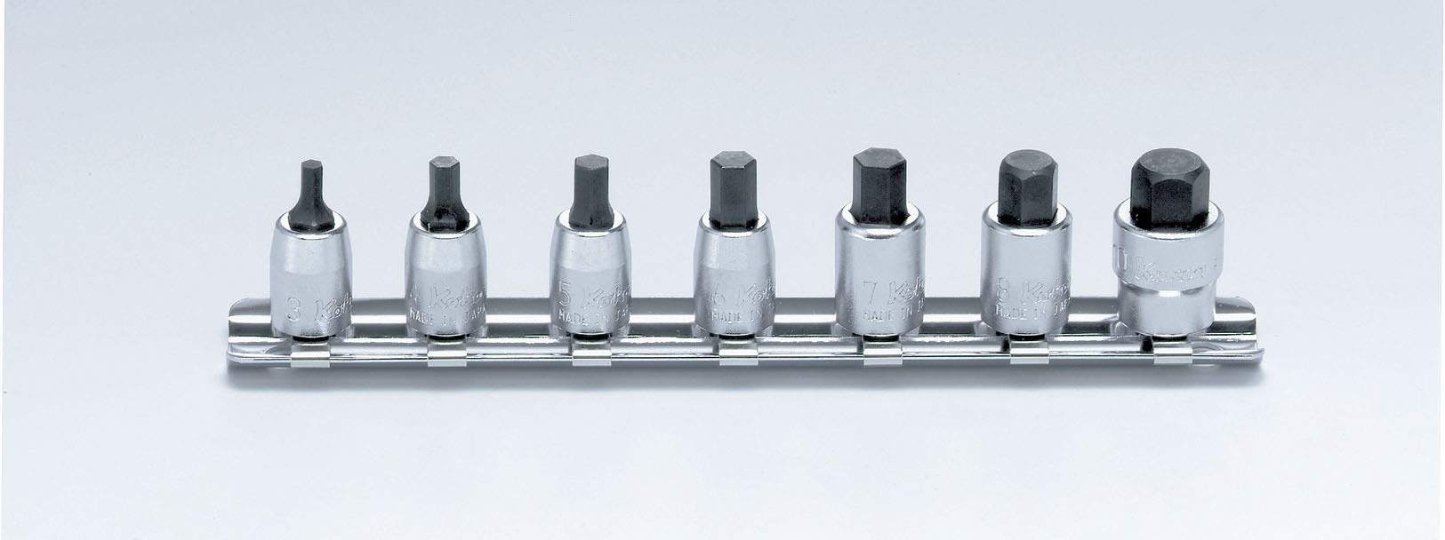 JGO. VASOS. 1/4" SOBRE Rail (2010A)