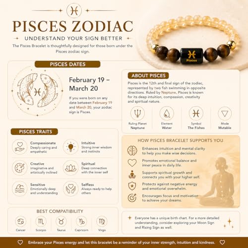 Image of Zodiac Crystal Bracelet for Men & Women | Aries (Mesh), Taurus (Vrishabh), Gemini (Mithun), Cancer (Karka), Leo (Simha), Virgo (Kanya), Libra (Tula), Scorpio (Vrishchik), Sagittarius (Dhanu), Capricorn (Makar), Aquarius (Kumbh), Pisces (Meen) | Natural Healing Crystal Astrology Bracelet for Positivity, Protection & Balance