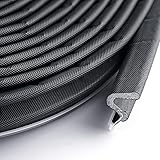 40 Feet Door Weather Stripping Soundproof Door Seal Strip V-Shaped Foam Kerf Weather Stripping Door Frame Weather Stripping for Doors Windows, Card Slot Installation Seals Large Gap