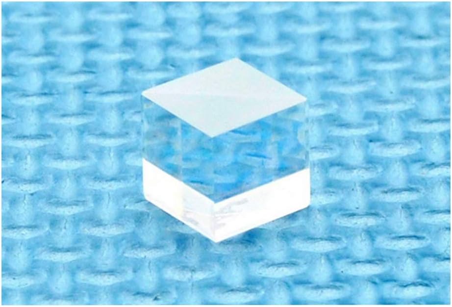 PBS Polarizing Beam Splitter Transparent Lens 630nm-660nm Polarizing Beam Splitter Cubes Lens 12.5x12.5mm
